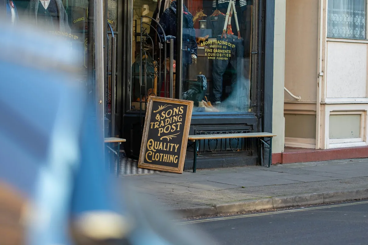 An independent shop front
